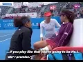 Maria Sharapova's kind words to injured Wang Xinyu