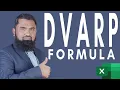 Dvarp Formula In Excel Microsoft Excel Tutorial
