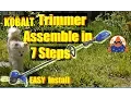 Kobalt 40V WEEDWACKER Cordless String Trimmer Assemble in 7 EASY Steps