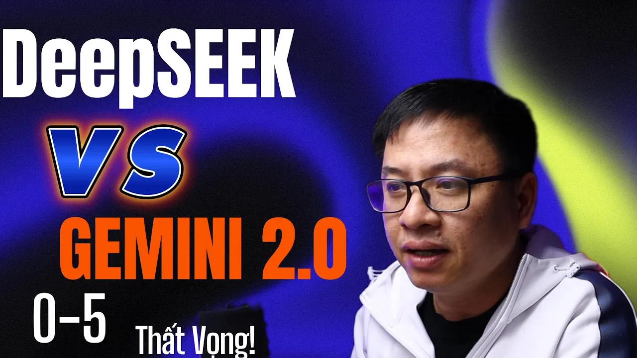 Outline Video Hướng Dẫn Mua DeepSeek token và Màn So Tài Quá Chênh Lệch Đẳng Cấp với Gemini 2.0 của Google