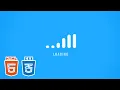 Vertical loading bars animation using HTML and CSS