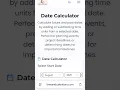 How to Calculate Future and Past Dates