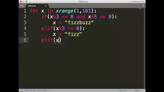 FizzBuzz - Python Coding Interview Question