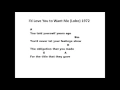 Download Lagu I'd Love You To Want Me Easy Guitar (Lobo)