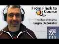 Implementing the Login Decorator
