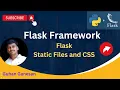 Flask Tutorial - Flask Static Files CSS Flask Project Rest API Flask Framework Python Tamil