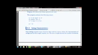 Chapter 15 Manipulating Strings String objects