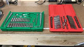 Snap-on vs SK Drive Socket Set Comparison