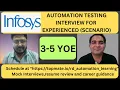 Infosys Automation Testing Interview Experience Real Time Interview Questions and Answers