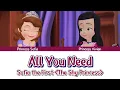 Lagu All You Need - Colour Coded Lyrics | Sofia The First : The Shy Princess