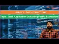 LEC06 Data Structures Stack Application Evaluating Postfix Expressions By Dr K Varada Rajkumar