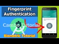 Login Biometric Fingerprint with Pattern PIN in Java Android Studio