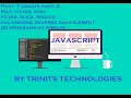 Part 7 JavaScript Tutorial Array part 2 Array methods Sort Reverse Splice Map Reduce