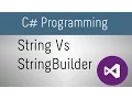 Difference Between String and StringBuilder In C