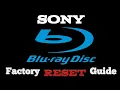 Lagu Sony Blu-Ray Player Factory Reset [2024]