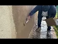 How to apply the stucco Color coat