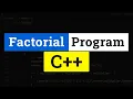 C Program to Find the Factorial of a Number Tutorial
