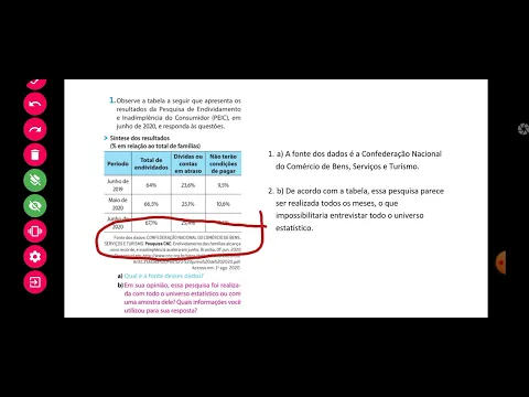 Download MP3 Observe a tabela a seguir que apresenta os resultados da Pesquisa de Endividamento e Inadimplência