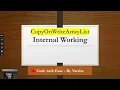Internal working of CopyOnWriteArrayList Java Concurrent Collections Follow-up interview question