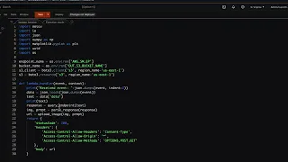 Writing Python Code in AWS Lambda to Fetch Image Full Stack Generative AI 9