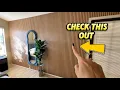 Wood slat wall paper