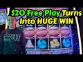 Turned 20 FREE PLAY Into a WIN at Yaamava Casino Playing Dragon Link