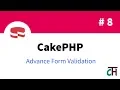 CakePHP 3 6 Beginner Tutorial - Advance Form Validation in Model Table