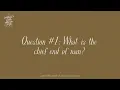 Question Westminster Shorter Catechism Songs