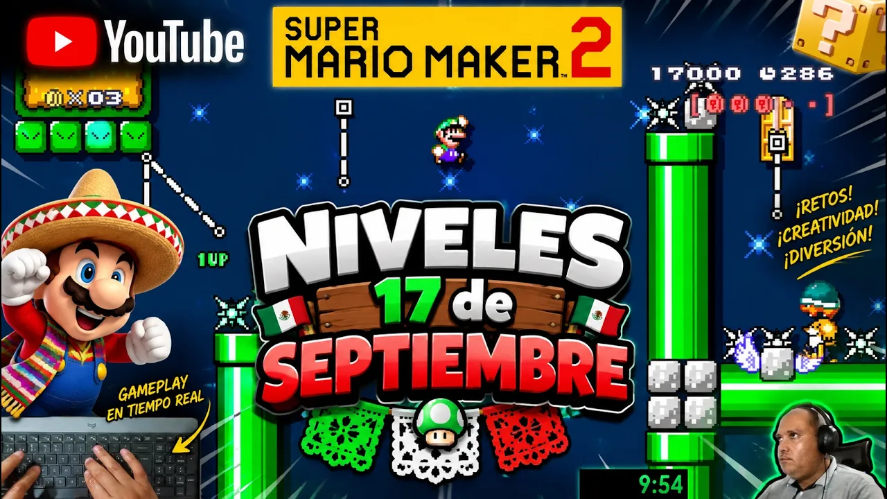 [SMM2] NIVELES DEL DIA 17 DE SEPTIEMBRE 2026 @Maaldi78VG