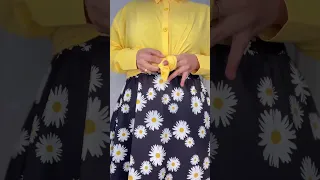 أسهل طريقة تربطو بيها اي شميز عندكم Yearofyou Fashiondress رمضان تابعوني 2023 افكار للبنات Nawal 