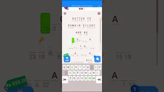 Cryptogram letters and Numbers Level 7