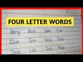 Download Lagu Four Letter Words | 4 Letter Words in english| Examples of Four Letter Words 