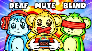 BLIND, DEAF, AND MUTE CHALLENGE! (Bombanana)