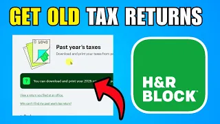 How To Get Old Tax Returns From H R Block 2026 Best Method