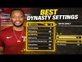 The Best Dynasty Settings in College Football 26