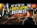 SMALL BUSINESS in small town Jackson Minnesota LANDSCAPING DAY IN THE LIFE