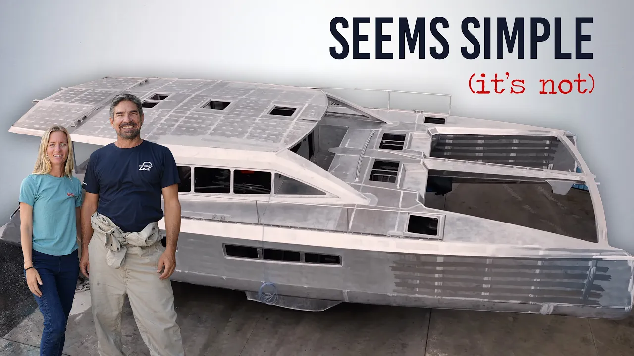 WHAT DO WE CHOOSE?!? Building Our Own Aluminum Catamaran Pt. 66
