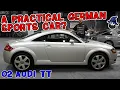 A Practical German Sports Car The CAR WIZARD reviews this 2002 Audi TT