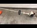 The FREE Stihl FS 46 Has Been Fixed With A New Trimmer Head And Bearing Housing Solid Runner