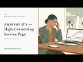 Anatomy of a High-Converting Service Page for Lawyers Clinics Consultants