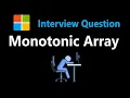 Monotonic Array - Leetcode 896