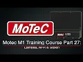 Motec M1 Training Course Part 27 Lambda AFR Stoich Evans Performance Academy