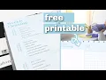 Free Printable Changing Up My Cleaning Section Schedule in My 2025 Happy Planner