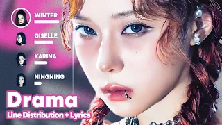 Download ​aespa - Drama (Line Distribution + Lyrics Karaoke) PATREON REQUESTED MP3