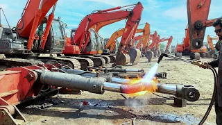 Most Amazing & Most Viewed Pakistani Videos! MASSIVE Engine Restorations & BENT Hydraulic Shaft
