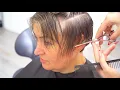 SHORT ANTI AGE HAIRCUT GRAY HAIR MODERN PIXIE BOB