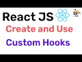 Creating Using Custom Hooks - ReactJS Hindi Coding Scenes
