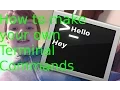 How To Create Your Own Terminal Commands In UBUNTU