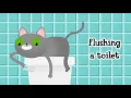Cat Flushing A Toilet Lyric Video - Parry Gripp and Nathan Mazur
