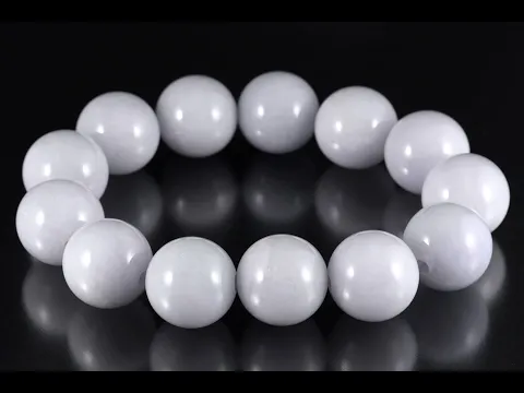 ラベンダー翡翠18mm玉 ブレスレット｜天然石 通販 キラリ石